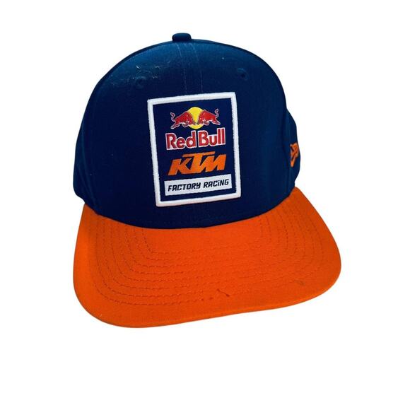 New Era 9FIFTY Red Bull KTM Factory Racing Snapback Hat Blue Orange - Picture 5 of 5